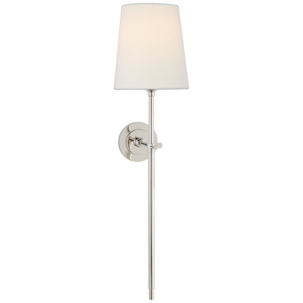 Bryant 6.5" One Light Wall Sconce, Polished Nickel
