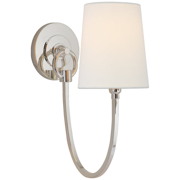 Reed 5" One Light Wall Sconce, Polished Nickel