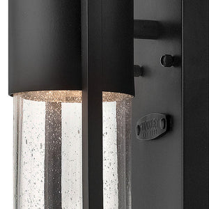 Lodge 20" One Light Medium Wall Mount Lantern, Black