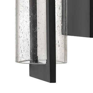 Lodge 20" One Light Medium Wall Mount Lantern, Black