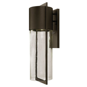Lodge 8" One Light Large Wall Mount Lantern, Buckeye Bronze