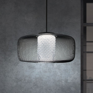 Kodo 22'' LED Pendant, Black with Clear Heritage Crystal - Main Product Image.jpg
