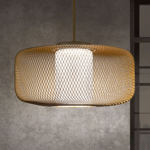 Kodo 32'' LED Pendant, Gold with Clear Heritage Crystal - Main Product Image.jpg