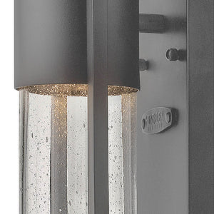 Lodge 4" One Light Medium Wall Mount Lantern, Hematite