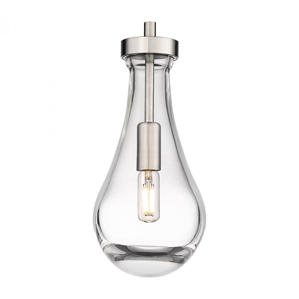 Nouvelle Drop 32" Thirteen Lights Multi Pendant, Brushed Satin Nickel