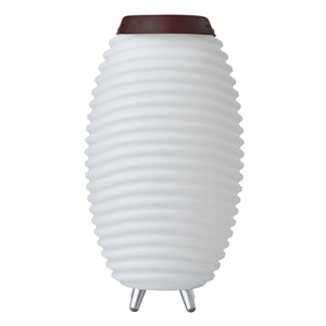 Synergy 13" Cordless Rechargeable Indoor/Outdoor Speaker Lamp, White