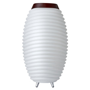 Synergy 16" Cordless Rechargeable Indoor/Outdoor Speaker Lamp, White