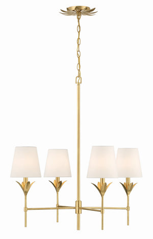 Laurel 28'' Four Light Chandelier, Antique Gold - Main Product Image.jpg