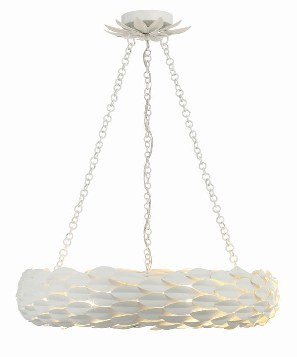 Laurel 24'' Six Light Pendant, Matte White - Main Product Image.jpg