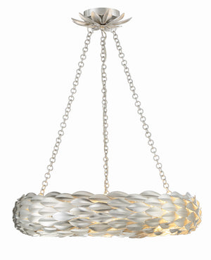 Laurel 24'' Six Light Pendant, Antique Silver - Main Product Image.jpg