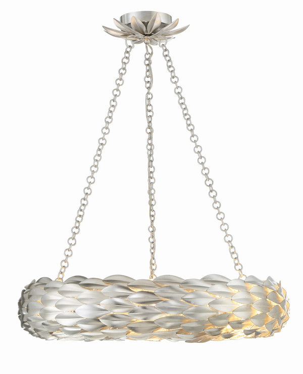 Laurel 24'' Six Light Pendant, Antique Silver - Main Product Image.jpg