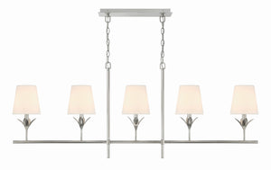 Laurel 6'' Five Light Chandelier, Antique Silver - Main Product Image.jpg