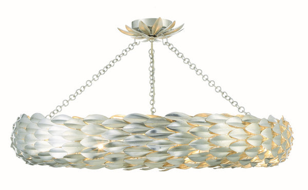 Laurel 33.5'' Eight Light Semi Flush Mount, Antique Silver - Main Product Image.jpg