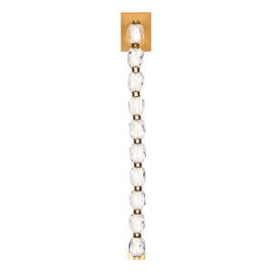 Seduction Wall Sconce, Aged Brass