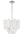Adler 17.75'' Four Light Chandelier, Chrome White - Main Product Image.jpg
