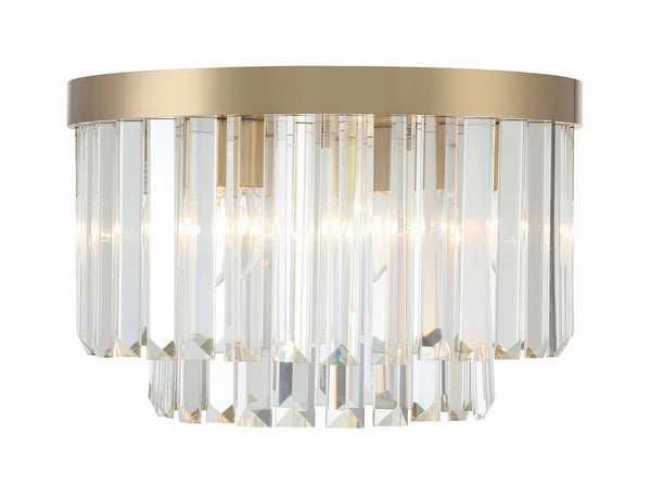 Hayworth 16'' Four Light Flush Mount, Aged Brass - Main Product Image.jpg