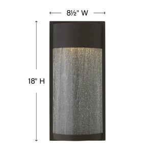 Lodge 8" Medium Wall Mount Lantern, Buckeye Bronze