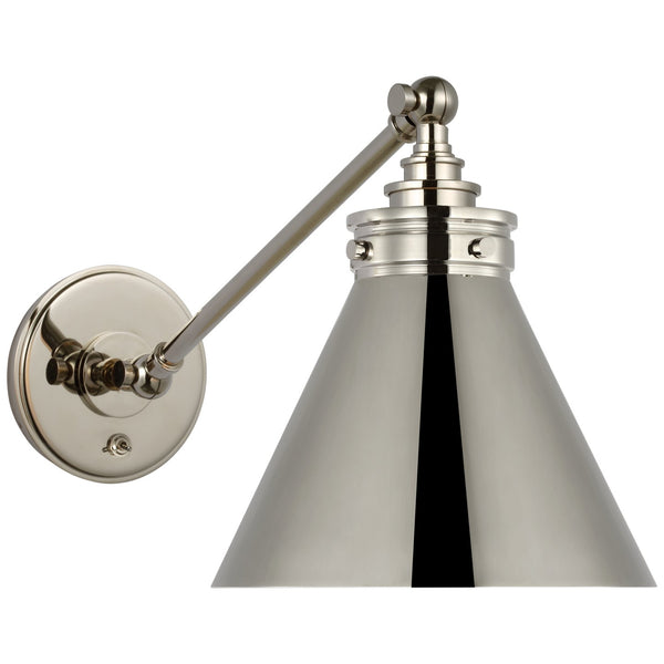 Parkington  8.5" LED Wall Sconce, Polished Nickel