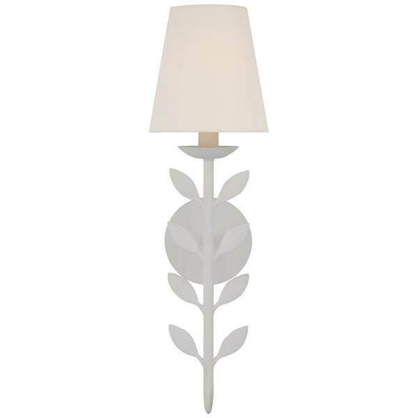 Avery 5.75" LED Wall Sconce, Plaster White