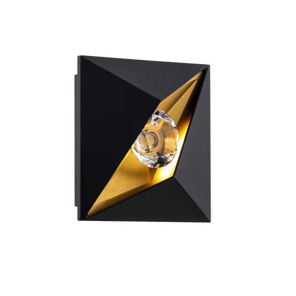 Mythical 7'' LED Outdoor Wall Sconce, Black - Main Product Image.jpg