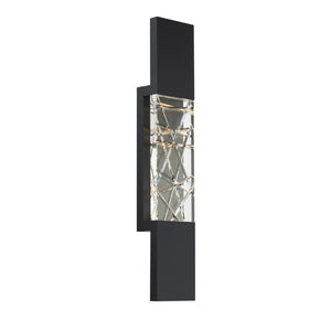 Glacier 27'' LED Outdoor Wall Sconce, Black - Main Product Image.jpg