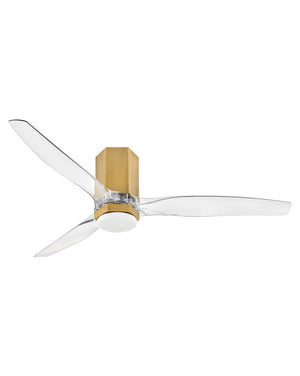 Chime LED  52" Ceiling Fan, Heritage Brass