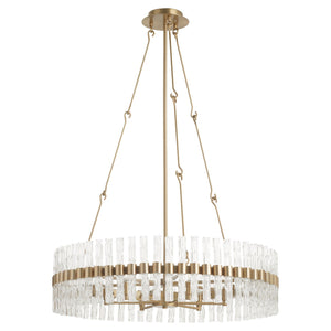Asher Six Light Chandelier, Aged Brass - Main Product Image.jpg