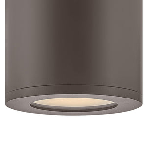 Cache 5" One Light Extra Small Flush Mount, Architectural Bronze