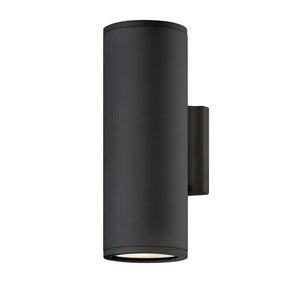 Cache 4" Two Lights Small Up/Down Wall Mount Lantern, Black