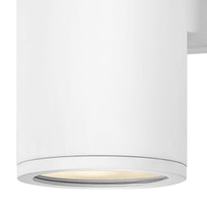 Cache 4" Two Lights Small Up/Down Wall Mount Lantern, Satin White