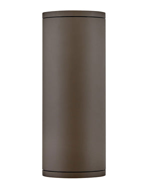 Cache 6" Two Lights Medium Wall Mount Lantern, Architectural Bronze