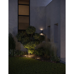 Cache 6" Two Lights Medium Wall Mount Lantern, Black