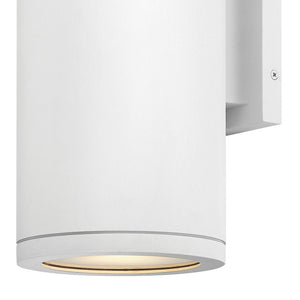 Cache 6" Two Lights Medium Wall Mount Lantern, Textured White