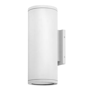 Cache 6" Two Lights Medium Wall Mount Lantern, Textured White