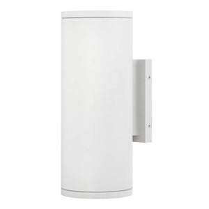 Cache 6" Two Lights Medium Wall Mount Lantern, Textured White