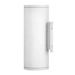 Cache 6" Two Lights Medium Wall Mount Lantern, Textured White
