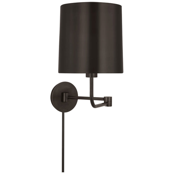 Go Lightly 8.75" LED Swing Arm Wall Light, Bronze / Bronze