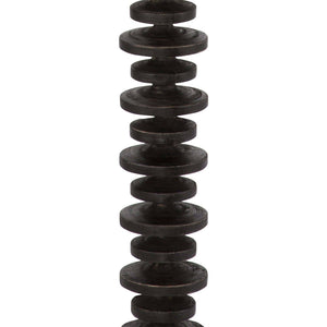 Fishbone 21" One Light Floor Lamp, Ebony