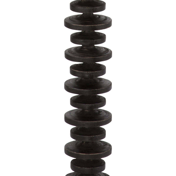 Fishbone 21" One Light Floor Lamp, Ebony