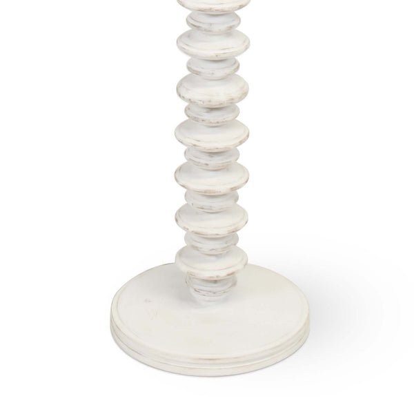 Fishbone 21" One Light Floor Lamp, White