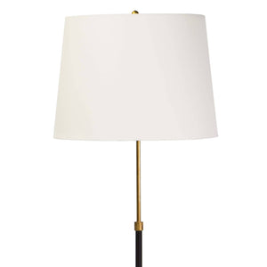 Parasol 18" One Light Floor Lamp, Gold Leaf