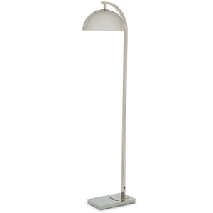 Otto 12" One Light Floor Lamp, Polished Nickel