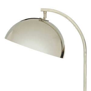 Otto 12" One Light Floor Lamp, Polished Nickel