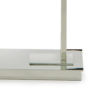 Otto 12" One Light Floor Lamp, Polished Nickel