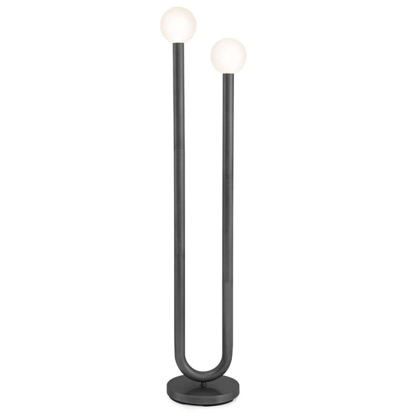 Happy 11" Two Lights Floor Lamp, Oil Rubbed Bronze