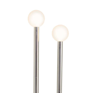 Happy 11" Two Lights Floor Lamp, Polished Nickel