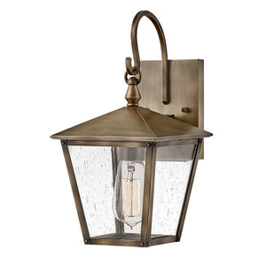 Mesa 7" One Light Medium Wall Mount Lantern, Burnished Bronze