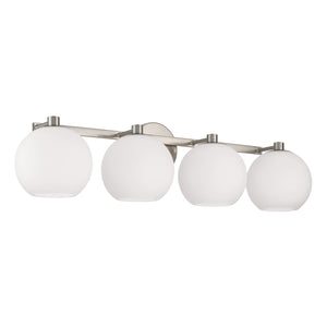 Cahya 31" Four Light Vanity, Brushed Nickel