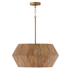 Nadal 22'' Four Light Pendant, Light Wood and Brass - Main Product Image.jpg