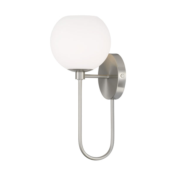 Cahya 6.5" One Light Wall Sconce, Brushed Nickel
